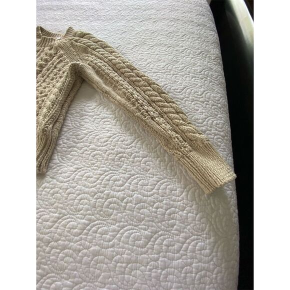COS Beige Cable Knit Pullover Sweater Size XS - Picture 7 of 10
